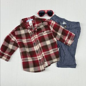 Janie and Jack boys 3 pc bundle 6-12 mo